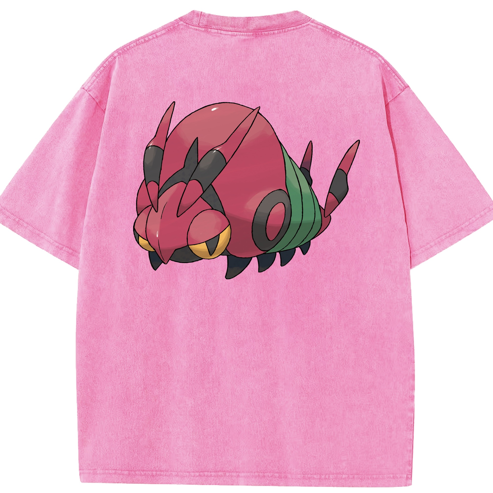 （画像用） ポケットモンスター Pokémon 綿100% ヴィンテージ風 半袖Tシャツ（背面プリント）